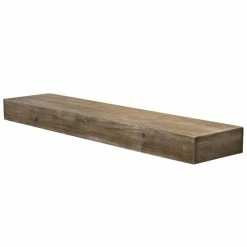 Promo π The Gray Barn Haven Walnut Brown Rustic Wood Floating Wall Shelf (Large) β