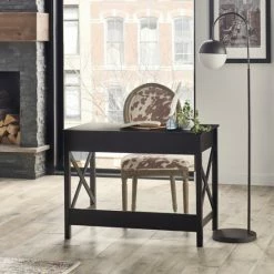 Best deal ✨ The Gray Barn Xanadu Hill X-frame Writing Desk With 2 Drawers Black Walnut ✨ -The Gray Barn Shop unnamed file 1018