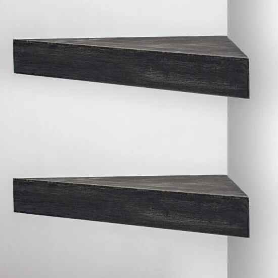 Best Pirce π€© The Gray Barn Haven Rustic Wood Floating Black Corner Shelves (Set Of 3) π 7 Best Pirce π€© The Gray Barn Haven Rustic Wood Floating Black Corner Shelves (Set Of 3) π - Image 5