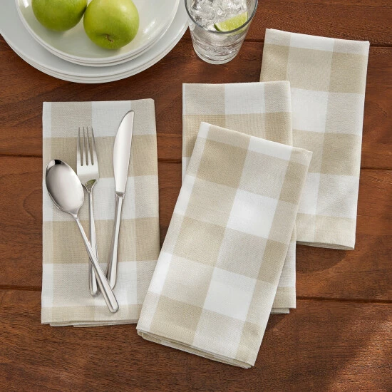 Best reviews of π€© The Gray Barn Emily Gulch Buffalo Checkered Cotton Napkins (Set Of 4) - 20" X 20" Gray/white β 5 Best reviews of π€© The Gray Barn Emily Gulch Buffalo Checkered Cotton Napkins (Set Of 4) - 20" X 20" Gray/white β - Image 3