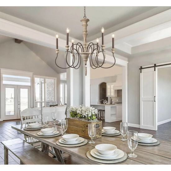 Flash Sale π The Gray Barn 6-Light Farmhouse Wood Chandelier Shabby Chic French Country Wood Ceiling Light Distressed π 3 Flash Sale π The Gray Barn 6-Light Farmhouse Wood Chandelier Shabby Chic French Country Wood Ceiling Light Distressed π