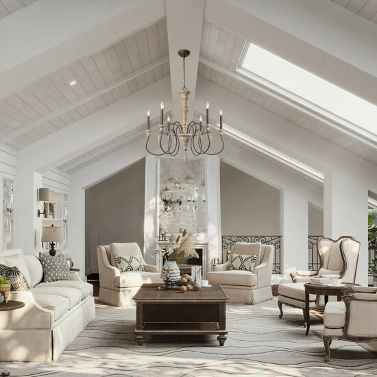 Flash Sale π The Gray Barn 6-Light Farmhouse Wood Chandelier Shabby Chic French Country Wood Ceiling Light Distressed π 4 Flash Sale π The Gray Barn 6-Light Farmhouse Wood Chandelier Shabby Chic French Country Wood Ceiling Light Distressed π - Image 2