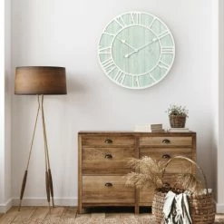 Buy 😀 The Gray Barn Cocklebur Green-Blue Quartz Coastal Wall Clock 🔥 -The Gray Barn Shop unnamed file 1074