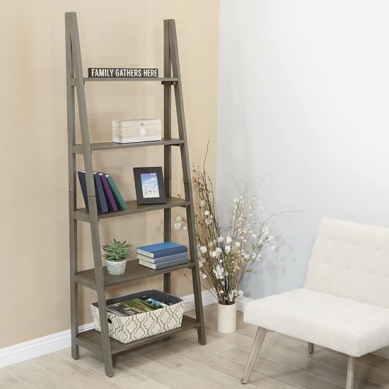 Deals π₯° The Gray Barn Fox Crossing Grey Washed Ladder Bookshelf π 3 Deals π₯° The Gray Barn Fox Crossing Grey Washed Ladder Bookshelf π