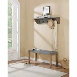 Best deal ✨ The Gray Barn Enchanted Acre 40-inch Faux Concrete And Wood Bench 🧨 -The Gray Barn Shop unnamed file 1112