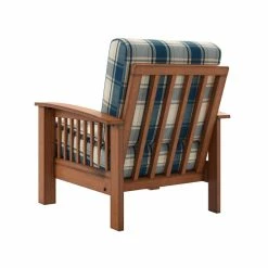 Coupon 🎉 The Gray Barn Blue Plaid Mission Style Arm Chair 🔔 -The Gray Barn Shop unnamed file 1119