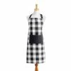 Discount 🥰 The Gray Barn Emily Gulch Buffalo Check Kitchen Apron With Pocket Red/white ✨ -The Gray Barn Shop unnamed file 1122