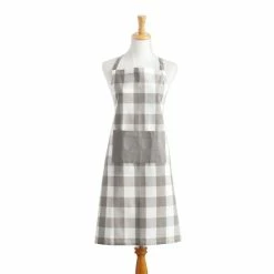 Discount 🥰 The Gray Barn Emily Gulch Buffalo Check Kitchen Apron With Pocket Red/white ✨ -The Gray Barn Shop unnamed file 1127