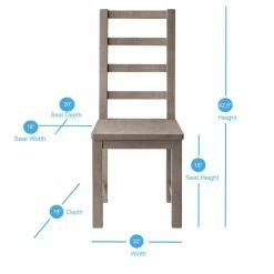 Promo 👍 The Gray Barn Aubree Side Chair - Set Of 2 😉 -The Gray Barn Shop unnamed file 1172