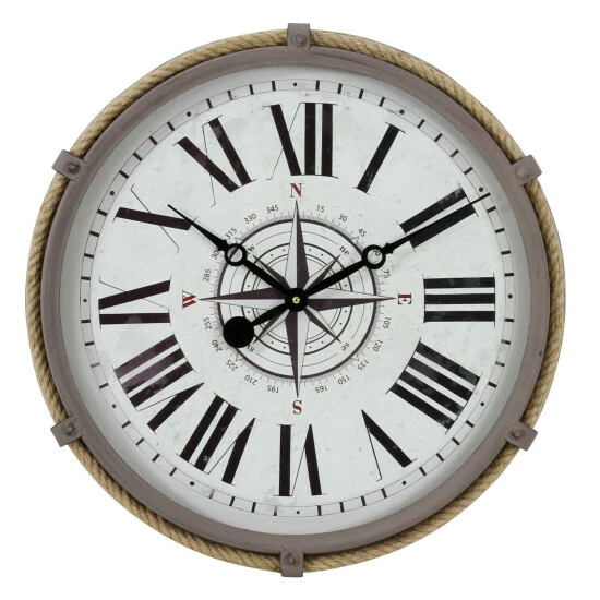 Brand new β€οΈ The Gray Barn Cocklebur 17.5-inch Nautical Wall Clock - 17.5"h X 17.5"w X 2"d π 5 Brand new β€οΈ The Gray Barn Cocklebur 17.5-inch Nautical Wall Clock - 17.5"h X 17.5"w X 2"d π - Image 3