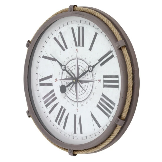 Brand new β€οΈ The Gray Barn Cocklebur 17.5-inch Nautical Wall Clock - 17.5"h X 17.5"w X 2"d π 6 Brand new β€οΈ The Gray Barn Cocklebur 17.5-inch Nautical Wall Clock - 17.5"h X 17.5"w X 2"d π - Image 4