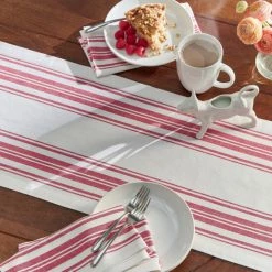 Best Pirce ✨ The Gray Barn Rachel Downs Homestead Stripe Table Runner Gray/white ⌛ -The Gray Barn Shop unnamed file 1192