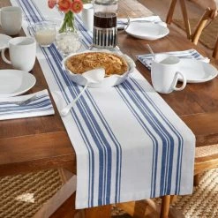 Best Pirce ✨ The Gray Barn Rachel Downs Homestead Stripe Table Runner Gray/white ⌛ -The Gray Barn Shop unnamed file 1194