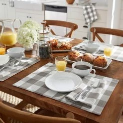 Deals ✨ The Gray Barn Emily Gulch Buffalo Check Placemats (Set Of 4) Tan/white 💯 -The Gray Barn Shop unnamed file 1197