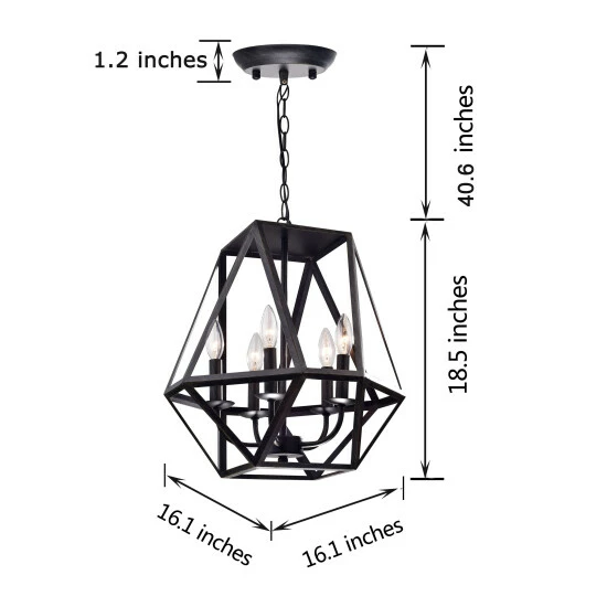 Wholesale 𧨠The Gray Barn Otis 5-light Modern Antique Black Iron Chandelier π 4 Wholesale 𧨠The Gray Barn Otis 5-light Modern Antique Black Iron Chandelier π - Image 2