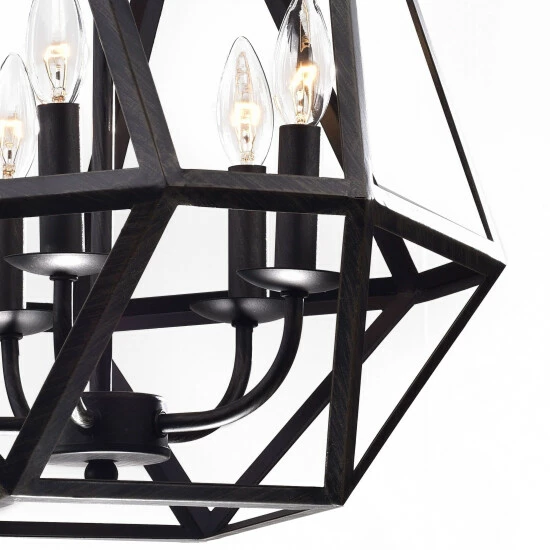 Wholesale 𧨠The Gray Barn Otis 5-light Modern Antique Black Iron Chandelier π 6 Wholesale 𧨠The Gray Barn Otis 5-light Modern Antique Black Iron Chandelier π - Image 4