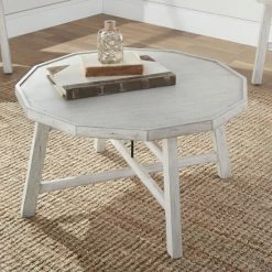 Promo 🎉 The Gray Barn Pembroke Alabaster Coffee Table 🔔