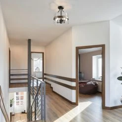 Coupon 🔔 The Gray Barn Modern Farmhouse 3-Light Flush Mount With Clear Glass Shade Black. ❤️ -The Gray Barn Shop unnamed file 1260