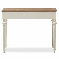 Brand new 🎉 The Gray Barn Keene French Provincial Weathered Oak And Whitewash Writing Desk ✔️ -The Gray Barn Shop unnamed file 1270