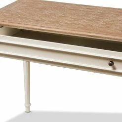 Brand new 🎉 The Gray Barn Keene French Provincial Weathered Oak And Whitewash Writing Desk ✔️ -The Gray Barn Shop unnamed file 1271