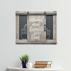 Discount 💯 The Gray Barn 'Always Stay Humble And Kind' Chalkboard Message Board ✔️