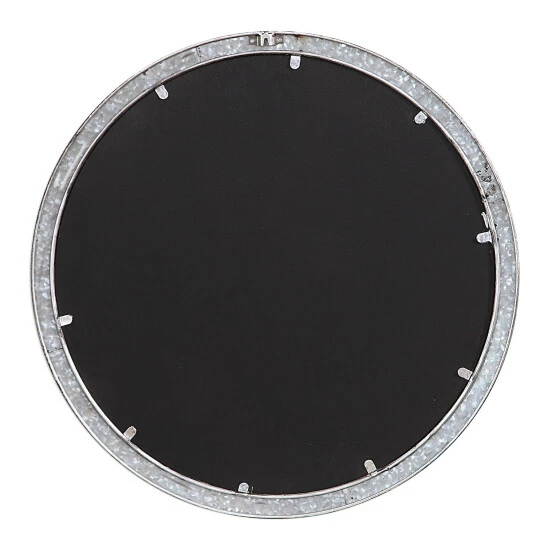 Best deal ✔️ The Gray Barn Wilset Galvanized Metal And Nailhead Round Wall Mirror - Antique Silver - 26x26x1.875 ✨ 9 Best deal ✔️ The Gray Barn Wilset Galvanized Metal And Nailhead Round Wall Mirror - Antique Silver - 26x26x1.875 ✨ - Image 7