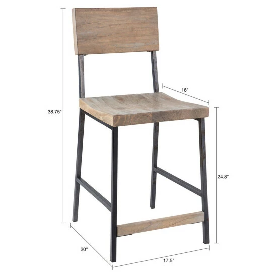 Promo π The Gray Barn Buffalo Horn Grey Counter Stool π₯ 4 Promo π The Gray Barn Buffalo Horn Grey Counter Stool π₯ - Image 2