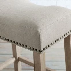 Outlet 🧨 The Gray Barn Overlook Upholstered Backless Bar Stool (Set Of 2) Grey 😉 -The Gray Barn Shop unnamed file 130