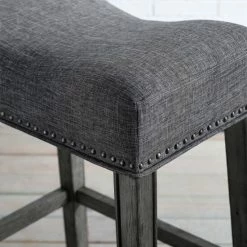 Outlet 🧨 The Gray Barn Overlook Upholstered Backless Bar Stool (Set Of 2) Grey 😉 -The Gray Barn Shop unnamed file 133