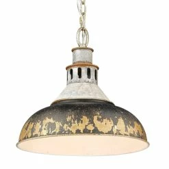 Wholesale 🎁 The Gray Barn Chesil Beach Large Pendant Light Aged Galvanized Steel With Antique Rust Shade 🥰 -The Gray Barn Shop unnamed file 136