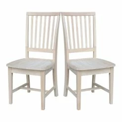 Cheap ✨ The Gray Barn Moonshine Mission Dining Chair (Set Of 2) Pecan 🥰