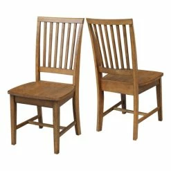 Cheap ✨ The Gray Barn Moonshine Mission Dining Chair (Set Of 2) Pecan 🥰 -The Gray Barn Shop unnamed file 1372