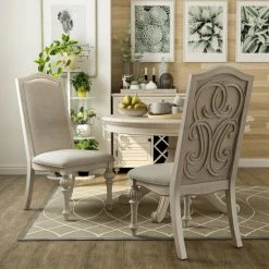 Flash Sale 🧨 The Gray Barn Caelum Farmhouse Antique White Side Chairs (Set Of 2) 😍