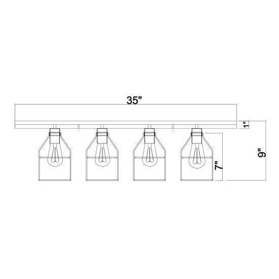 Deals 𧨠The Gray Barn Daisy Road 4-light Wood And Metal Cage Linear Flush Mount π 5 Deals 𧨠The Gray Barn Daisy Road 4-light Wood And Metal Cage Linear Flush Mount π - Image 3