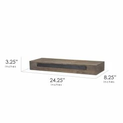 New 👏 The Gray Barn Haven Rustic Wood Floating Wall Shelf (Small) ⭐ -The Gray Barn Shop unnamed file 1432