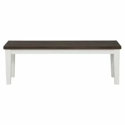 Deals 🛒 The Gray Barn Blue Dasher Espresso And Antique White Rectangular Bench - 54" X 15" X 18.25" 🔔 -The Gray Barn Shop unnamed file 1447
