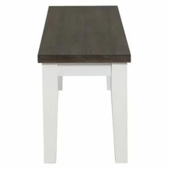 Deals 🛒 The Gray Barn Blue Dasher Espresso And Antique White Rectangular Bench - 54" X 15" X 18.25" 🔔 -The Gray Barn Shop unnamed file 1449