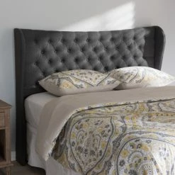 Coupon ✨ The Gray Barn Tulip Hill Fabric Winged Headboard Grey 🌟 -The Gray Barn Shop unnamed file 1463