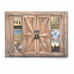 Best Pirce 🛒 The Gray Barn Rustic Wood Photo Collage Picture Frame With Mirror ⭐ -The Gray Barn Shop unnamed file 1476