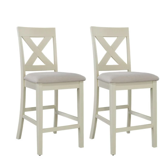 Hot Sale β The Gray Barn Thornton Cream With Brown Top X Back Counter Chair (Set Of 2) π 4 Hot Sale β The Gray Barn Thornton Cream With Brown Top X Back Counter Chair (Set Of 2) π - Image 2