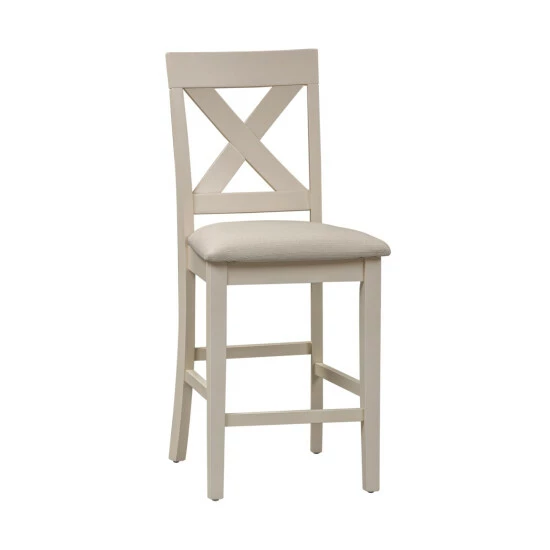 Hot Sale β The Gray Barn Thornton Cream With Brown Top X Back Counter Chair (Set Of 2) π 6 Hot Sale β The Gray Barn Thornton Cream With Brown Top X Back Counter Chair (Set Of 2) π - Image 4