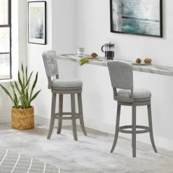 Promo 🎉 The Gray Barn Stone Vineyard Antique Grey Wood Swivel Stool 🔥 -The Gray Barn Shop unnamed file 1510