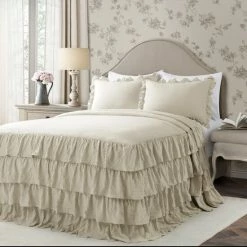 Hot Sale ❤️ The Gray Barn Molly Mae Ruffle 👗 Skirt Bedspread Set Navy ❤️ -The Gray Barn Shop unnamed file 1553