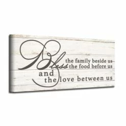 Hot Sale 🤩 The Gray Barn 'Blessing' Wrapped Canvas Kitchen Wall Art 🎁
