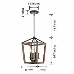Outlet 👏 The Gray Barn 4-light Antique Black Iron And Wood Cage Chandelier 😀 -The Gray Barn Shop unnamed file 160