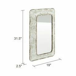Deals 🔥 The Gray Barn Pollyanna Farmhouse Wall Mirror - 31.5"H X 19"W X 2.5"D (Mirror Only: 24"H X 12"W) ⌛ -The Gray Barn Shop unnamed file 1601