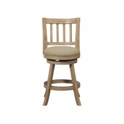 Best Pirce 🔥 The Gray Barn Parker Swivel 24-inch Counter Stool Driftwood Wire-brush 🤩 -The Gray Barn Shop unnamed file 1660