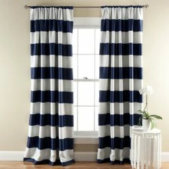 Promo 🧨 The Gray Barn Etienne Horizontal Stripe Room Darkening 84-inch Curtain Panel Pair - 52 X 84 - 52 X 84 Grey ⌛ -The Gray Barn Shop unnamed file 1666