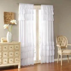Coupon 😍 The Gray Barn Margoyles Cotton Oversized Ruffle Curtain Panel White 🛒 -The Gray Barn Shop unnamed file 1734