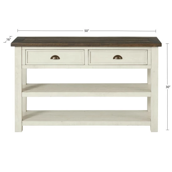 Cheap π The Gray Barn Downington Solid Pine 2-drawer Sofa Console Table Cream White And Brown β¨ 9 Cheap π The Gray Barn Downington Solid Pine 2-drawer Sofa Console Table Cream White And Brown β¨ - Image 7